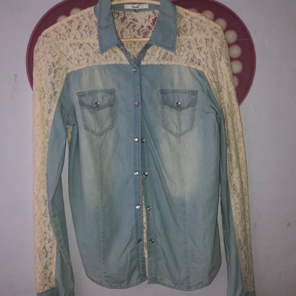 Papaya Top, Lace